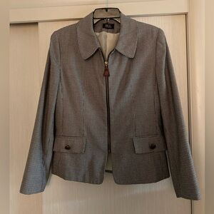 Morgan Taylor zip front blazer